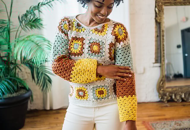 12 Free Crochet Sweater Patterns