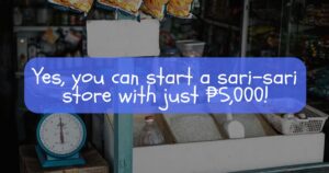How To Start A Sari-Sari Store...